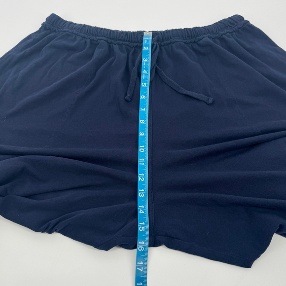 Free People Barrel Wide Leg Joggers M 100% Cotton Blue Colorblock - Picture 7 of 10